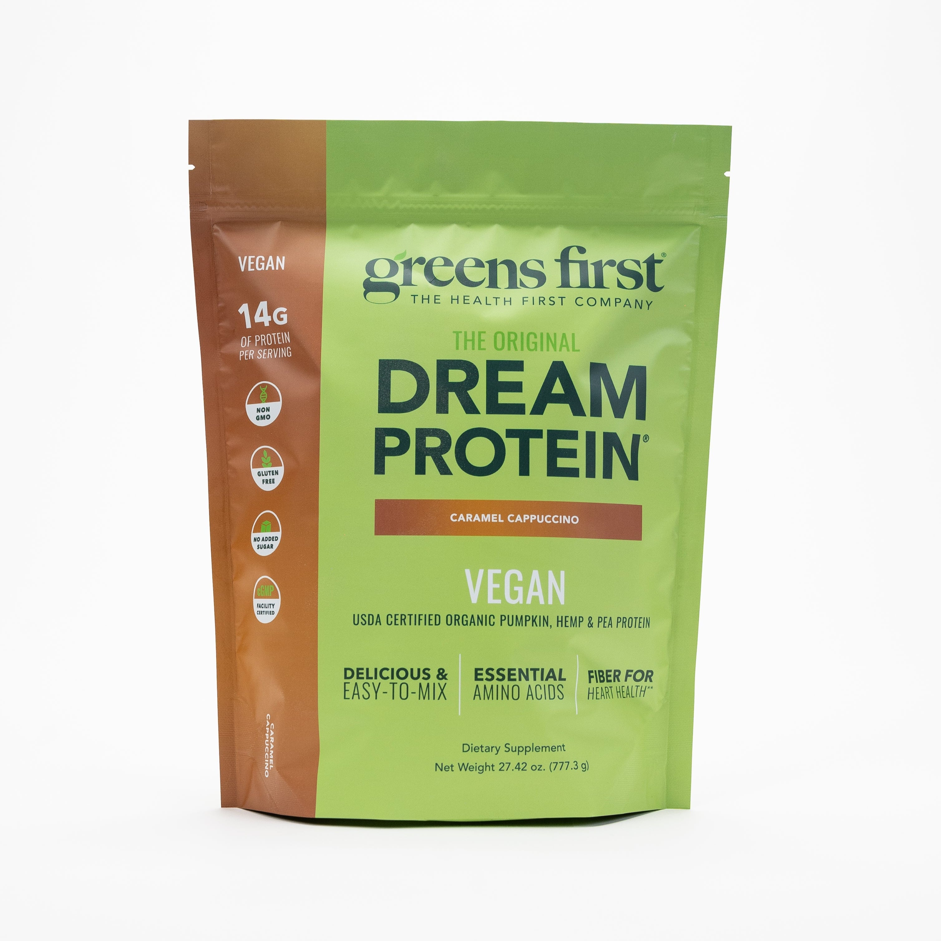 Dream Protein VEGAN Caramel Cappuccino Front