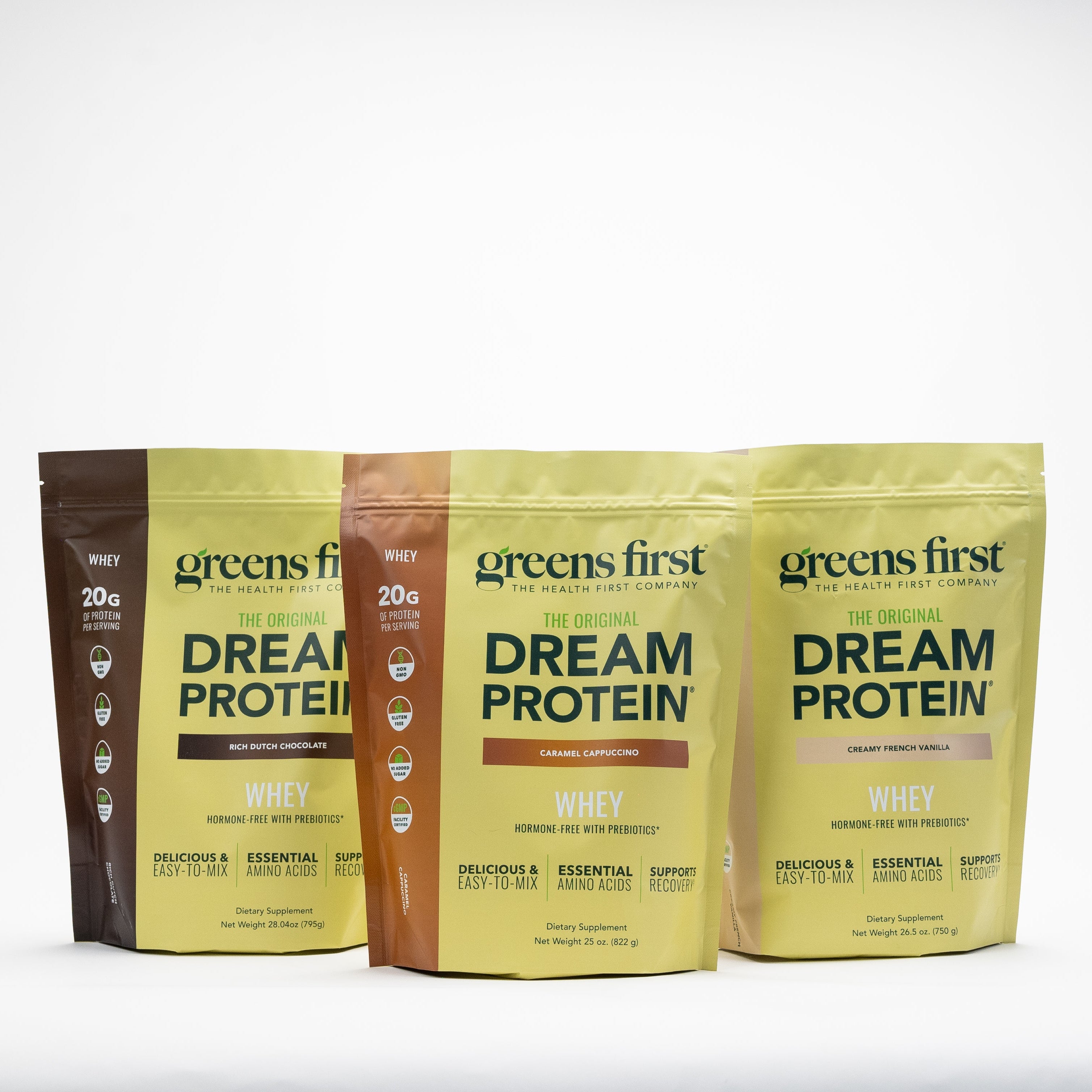 Dream Protein WHEY All Flavors Group