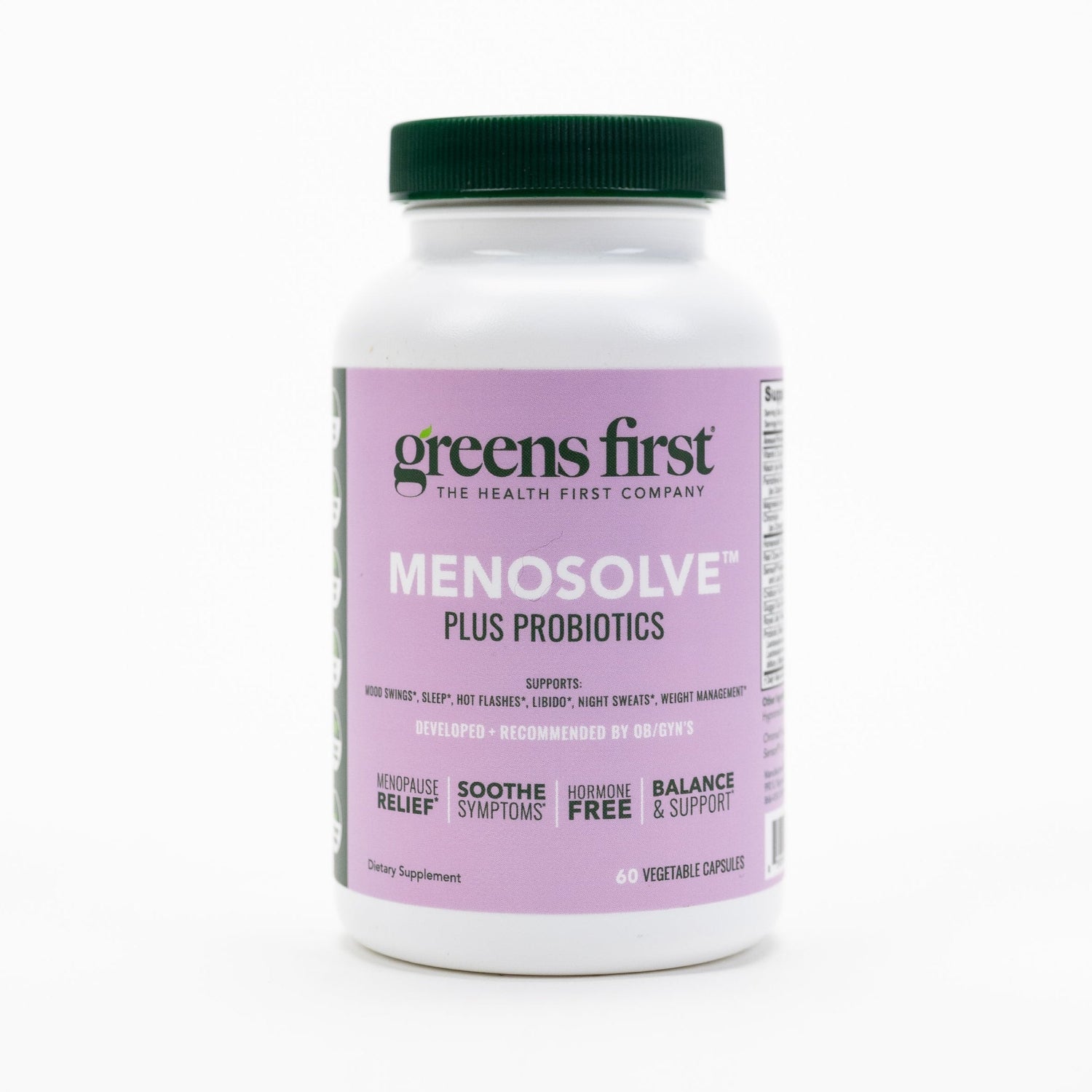 Menosolve Capsules Front