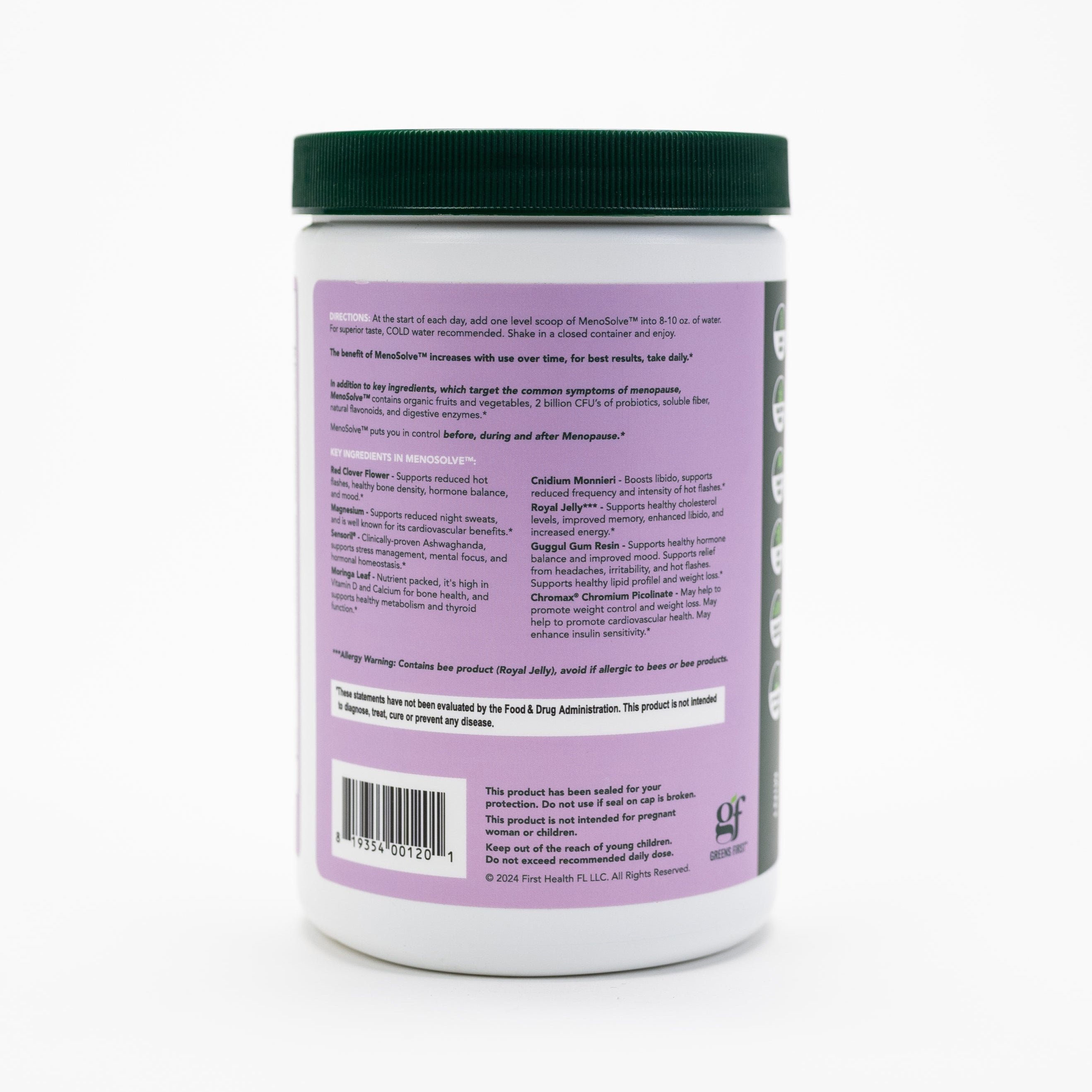 Menosolve Powder Back