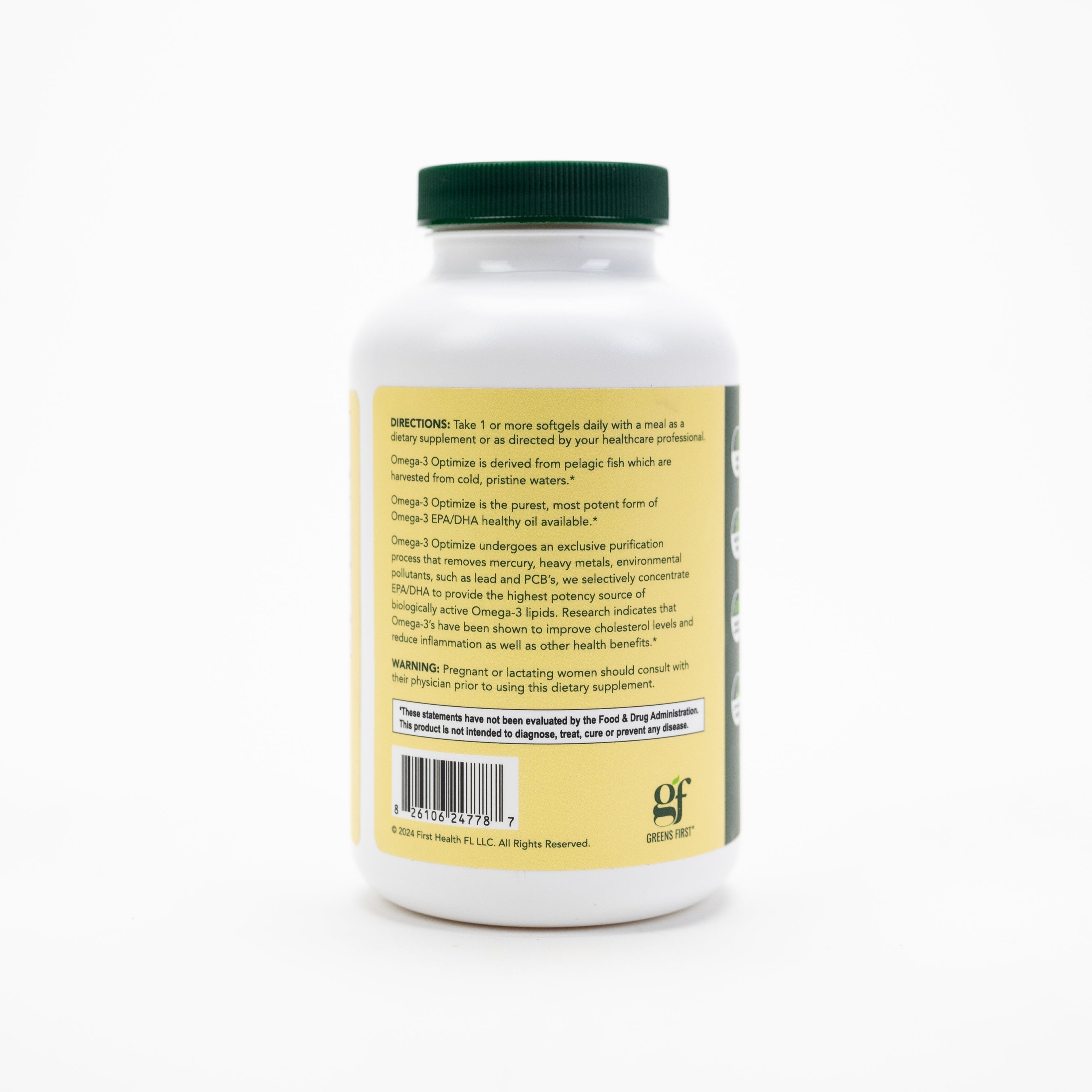 Omega-3 Optimize Capsules Back