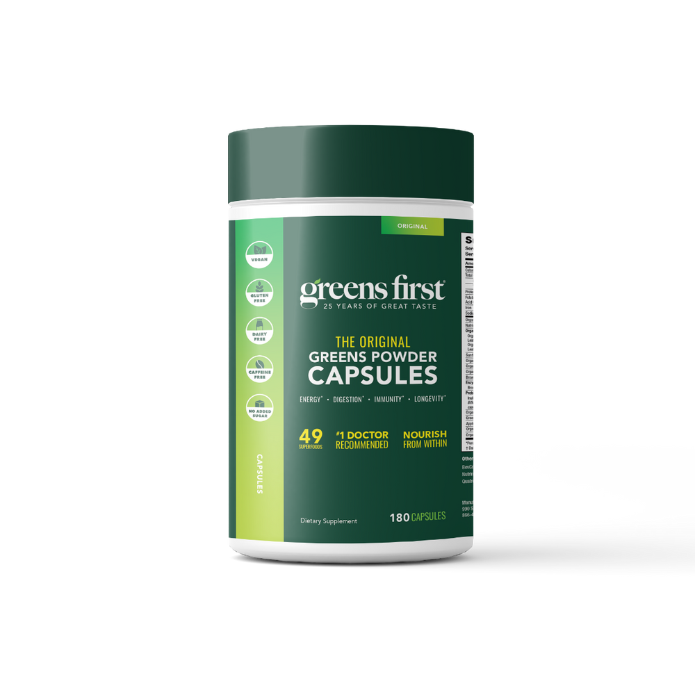 GreensPowder Capsules Front