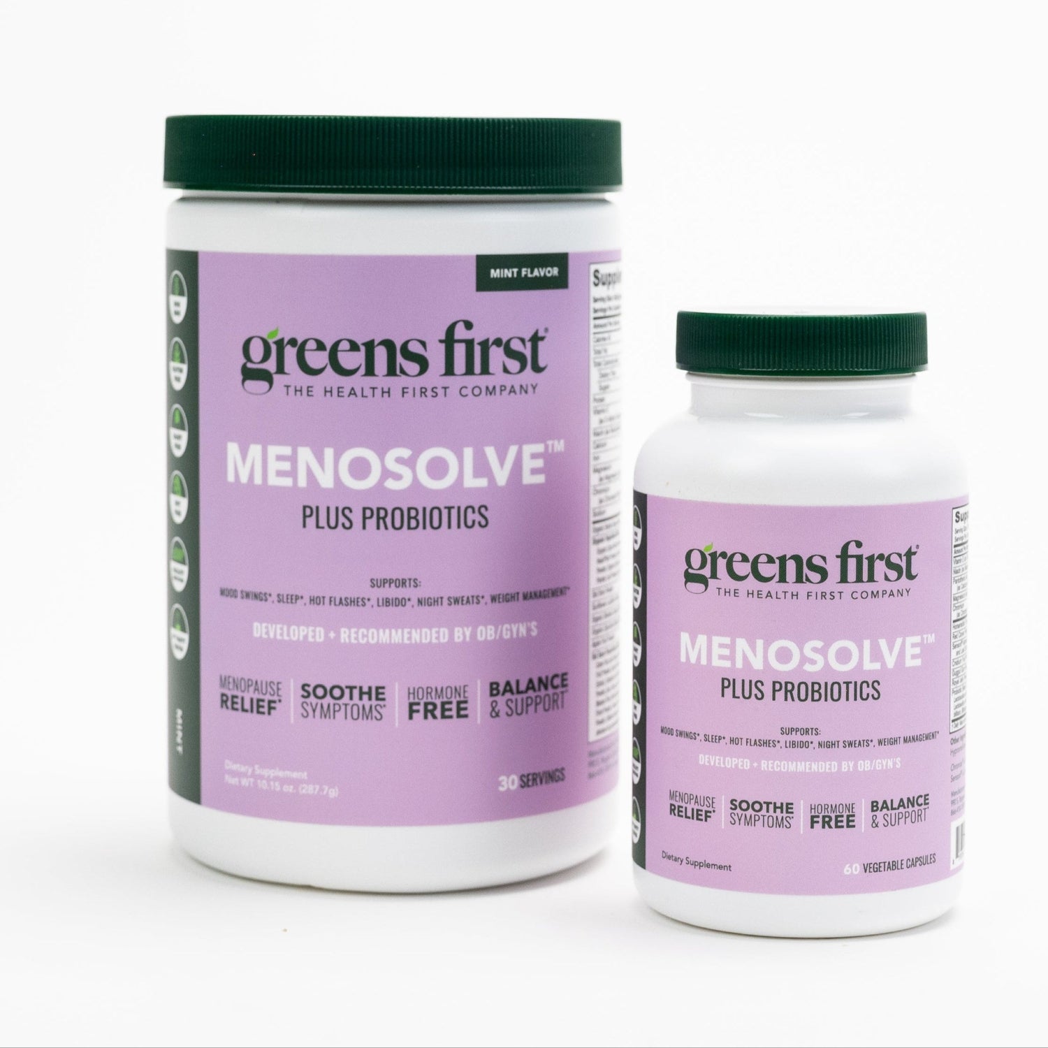 Menosolve Powder Menosolve Capsules Group
